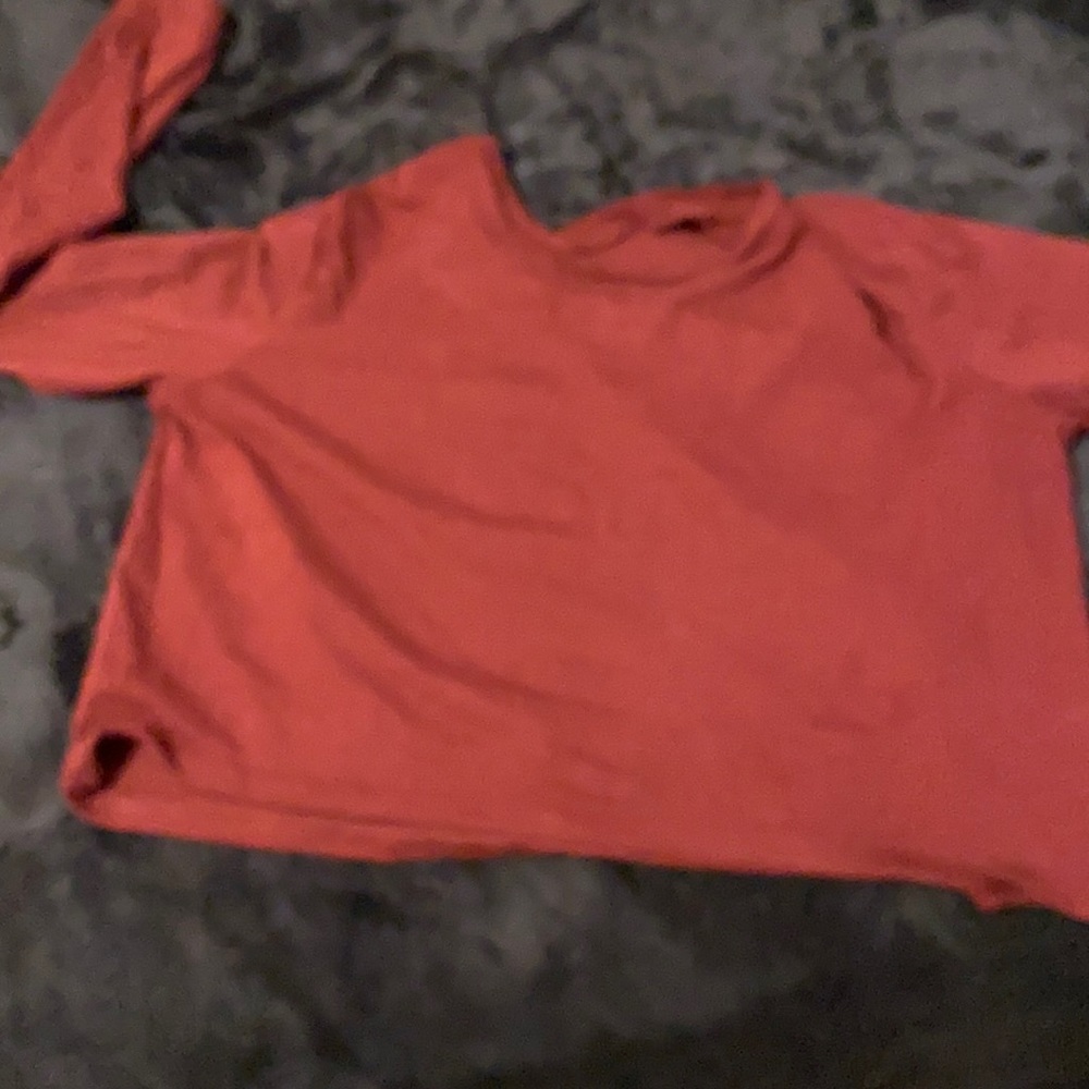 Long sleeve crop